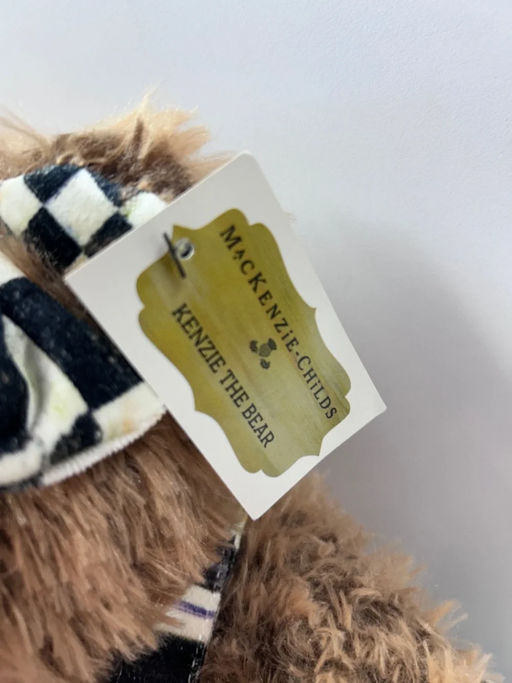MacKenzie Child Kenzie The Bear Stuffed Animal w/ Dress 18